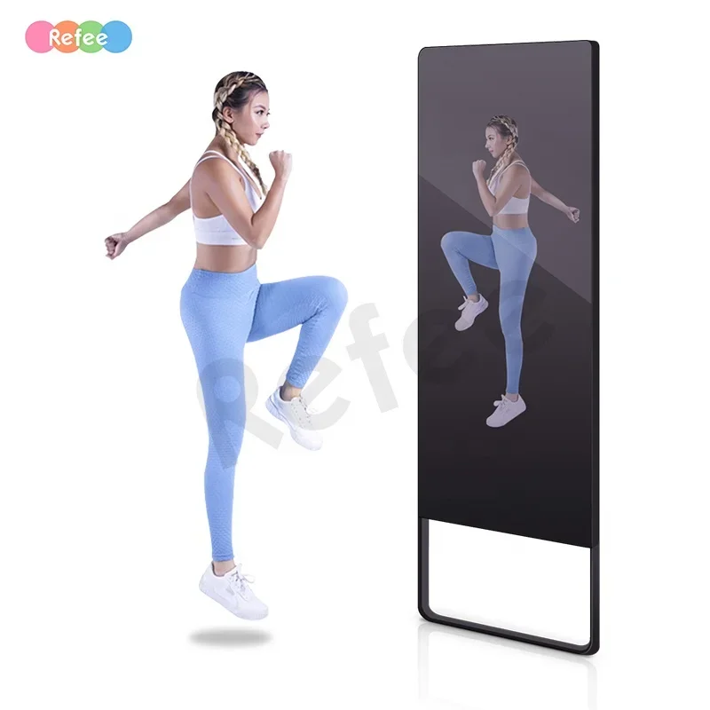 Smart Home Gym Mirror - Büyük İnteraktif Fitness Egzersiz Akıllı Ev