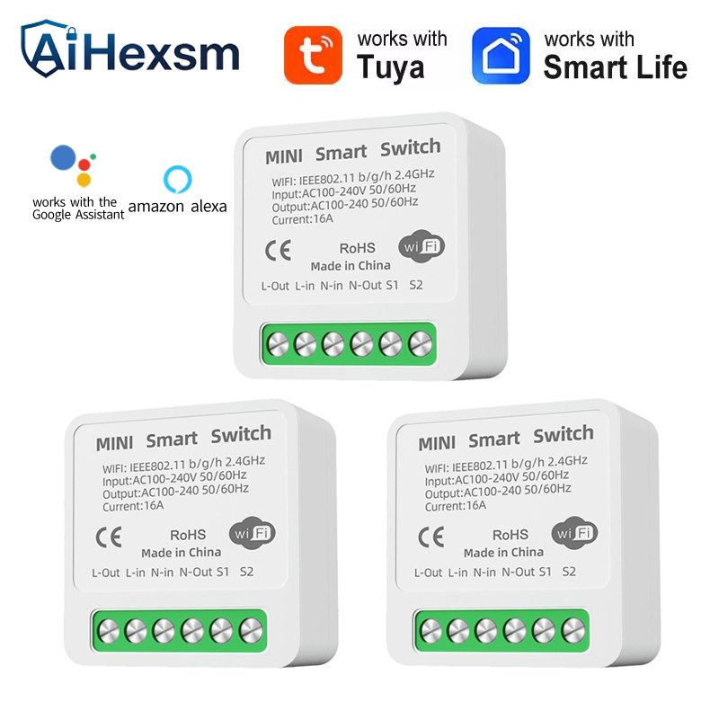Smart Home Energy - 16A Tuya WiFi Akıllı Anahtar 2