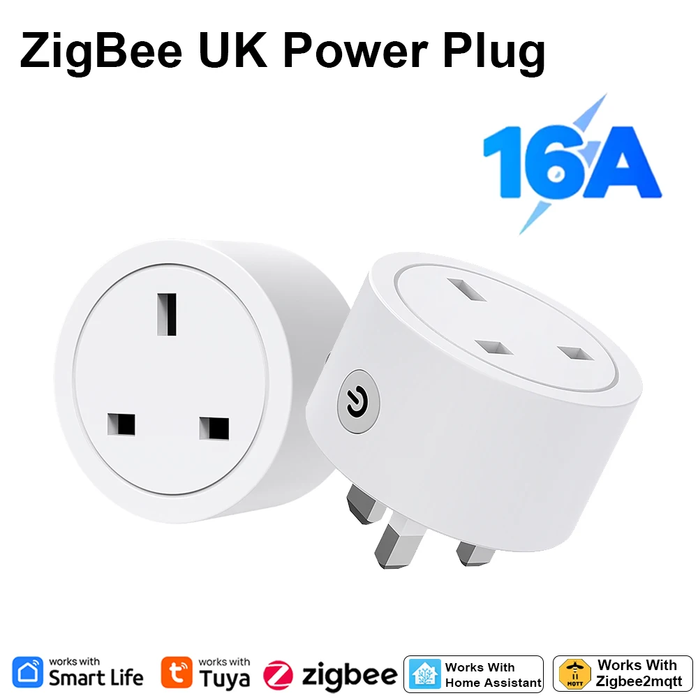 Smart Home Energy - Zigbee Akıllı Priz 16A İngiliz Prizi