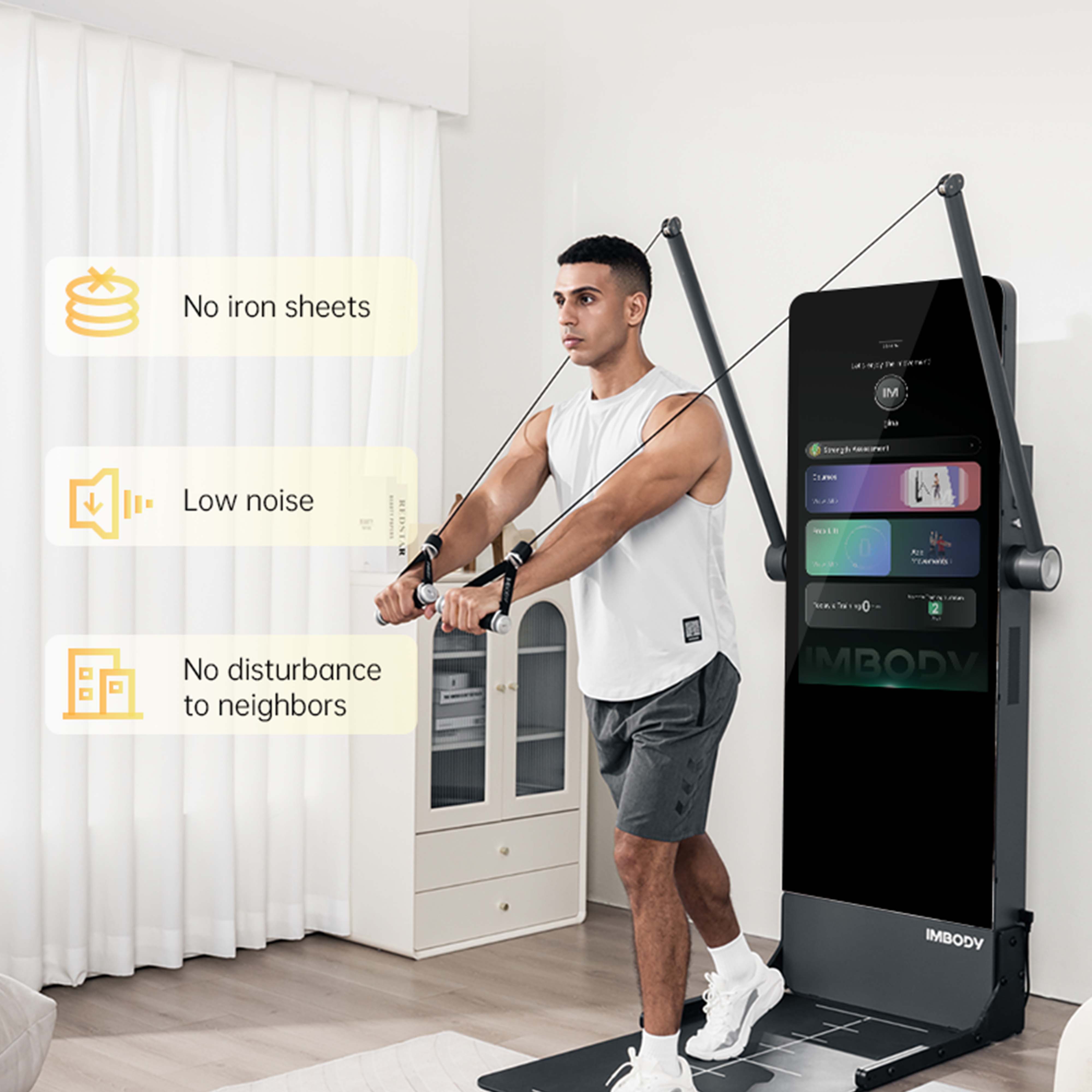 Smart Home Gym Mirror - Akıllı Ev Spor Salonu Aynası Akıllı