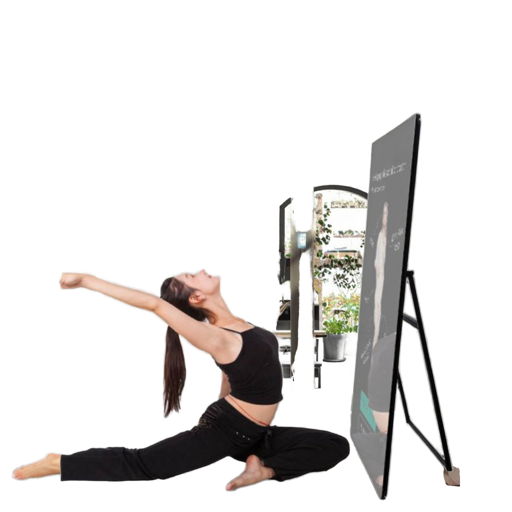 Smart Home Gym Mirror - Akıllı A-Şekilli Fitness Aynası, Android Dokunmatik