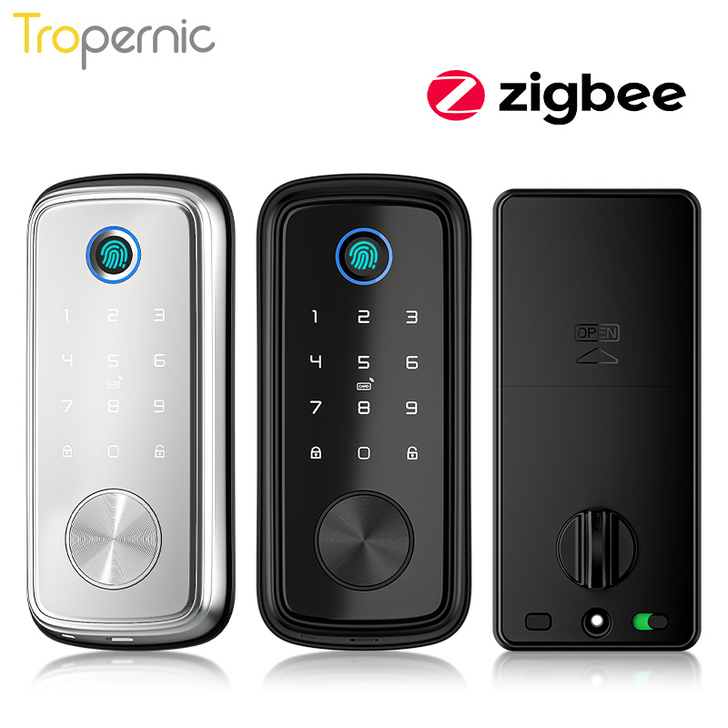 Smart Home Lock - Tuya Zigbee kapı sürgü kilitleri biyometrik