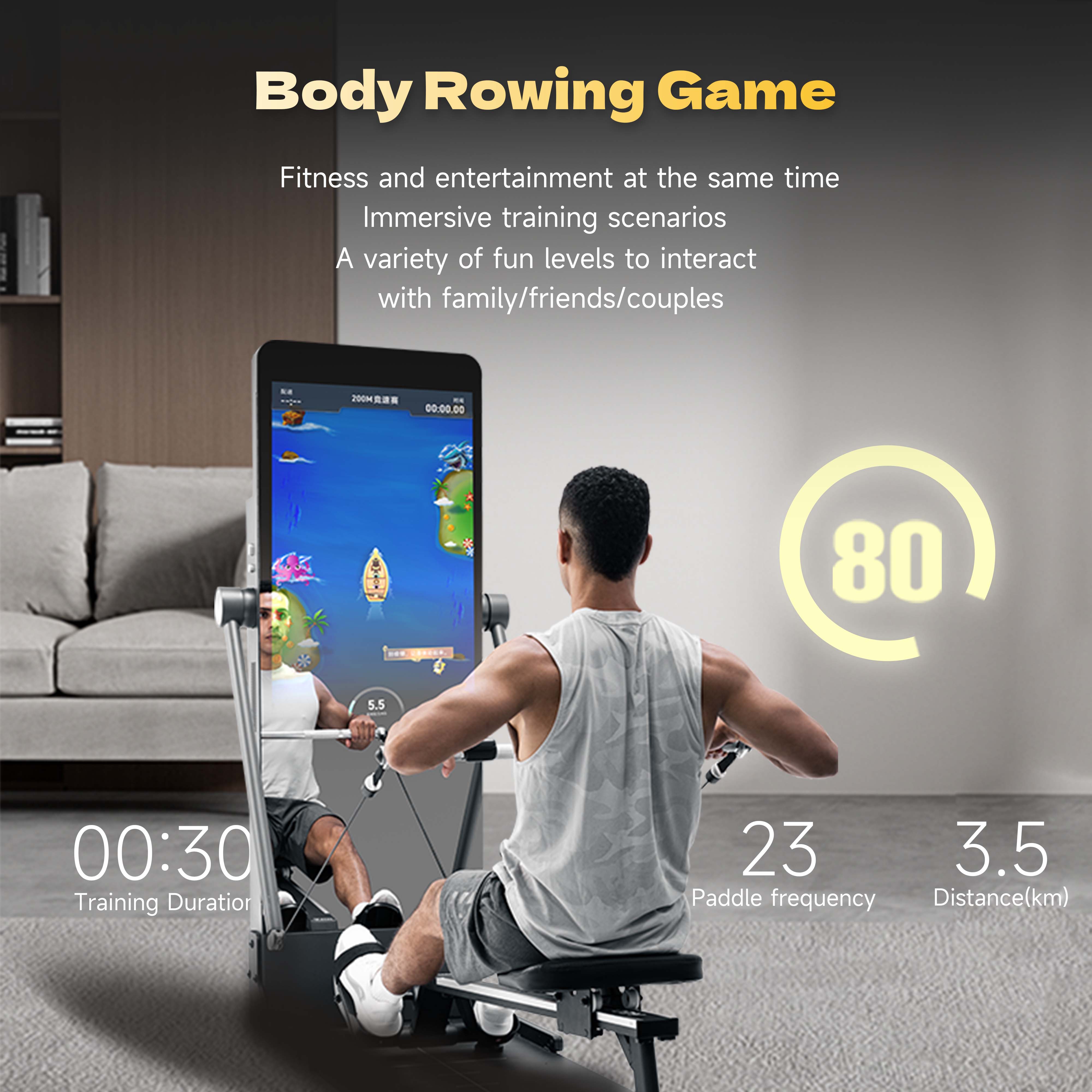 Smart Home Gym Mirror - Güç İstasyonu Fitness İstasyonu Akıllı Spor