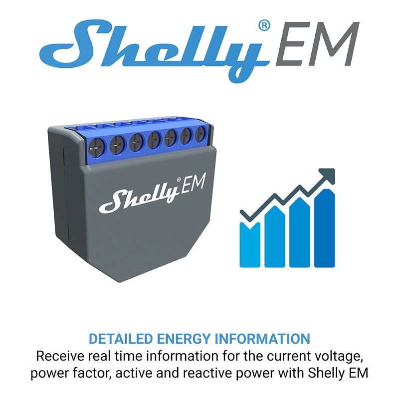 SHELLY EM Wifi Akıllı Yaşam Ko - Smart Home Control incelemesi ve fiyatı