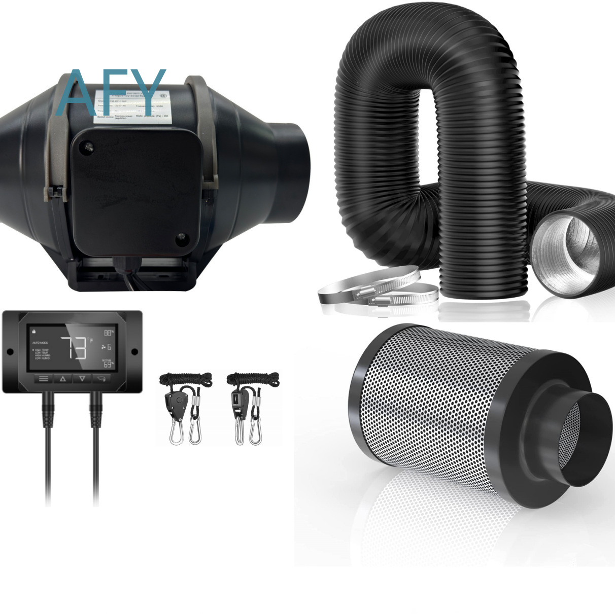 Akıllı 4 İnç 6 İnç Kanal Fanı  - Smart Home Ventilation System incelemesi ve fiyatı