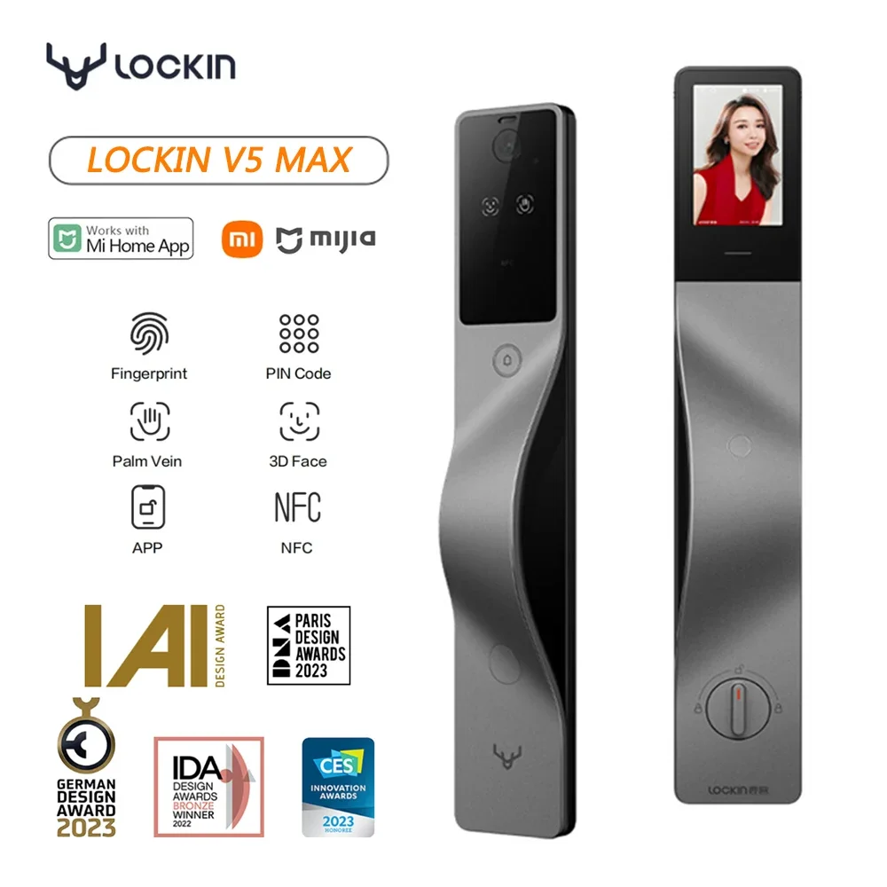 Lockin V5 Max 3D Yüz Tanıma Ak - Smart Home Lock incelemesi ve fiyatı